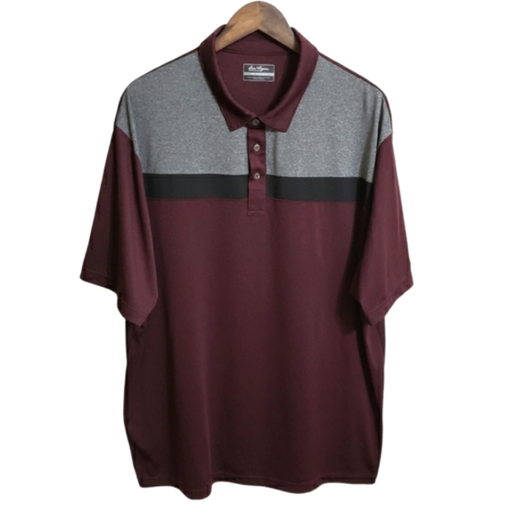 Ben Hogan Performance Big Men's Chest Block Short Sleeve Polo Men's Size 2XL - Picture 1 of 7